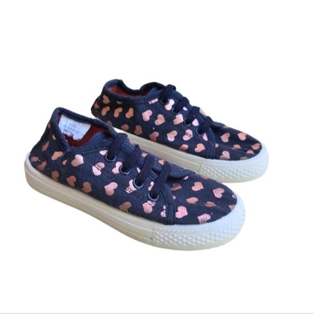 Kidgets Heart Print Slip On Shoes Girls 9